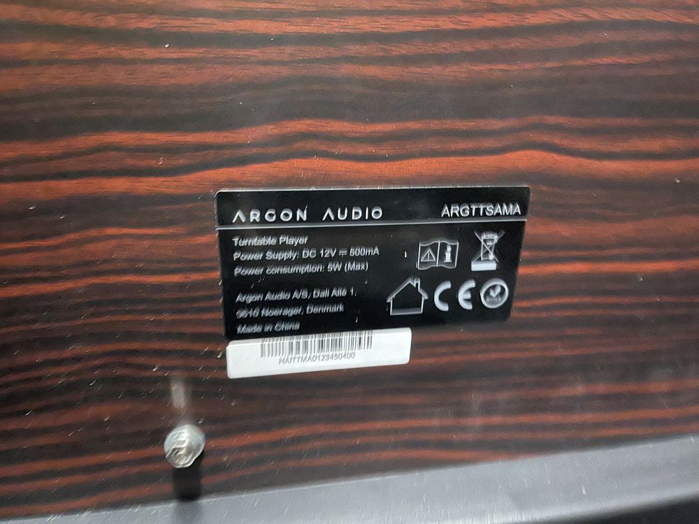 2x Gramofon Argon Audio ARGTTMK2GR.