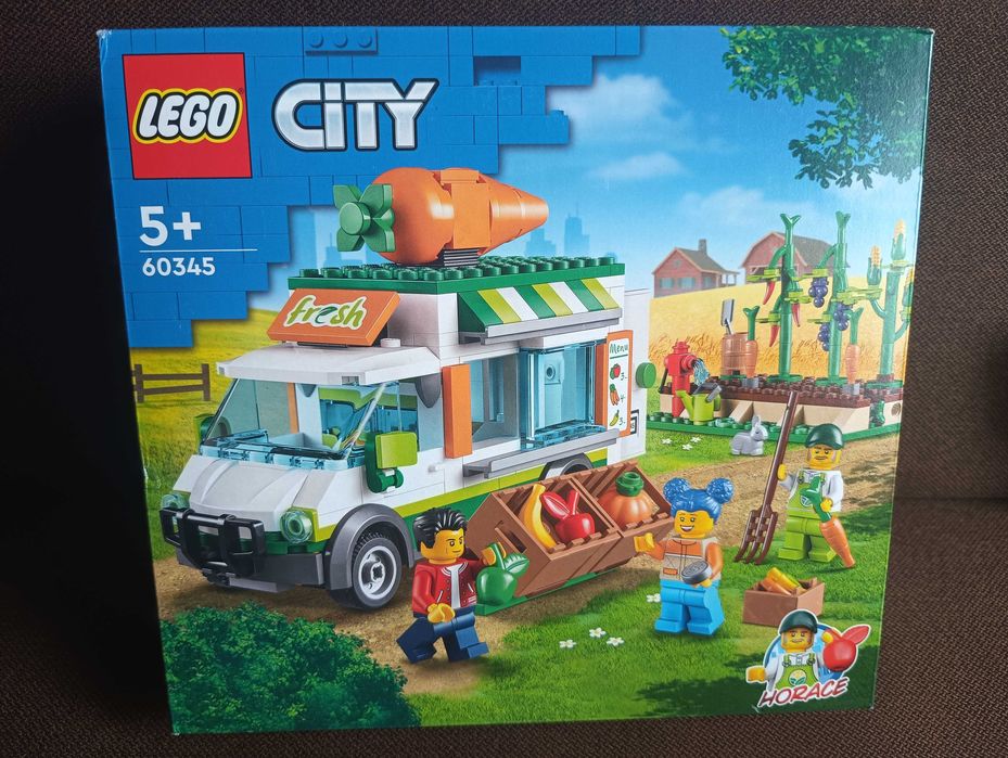 Lego City 60345 Furgonetka na targu. Nowe