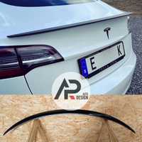 Tesla Model 3 Aileron Spoiler Mala Performance Preto brilhante