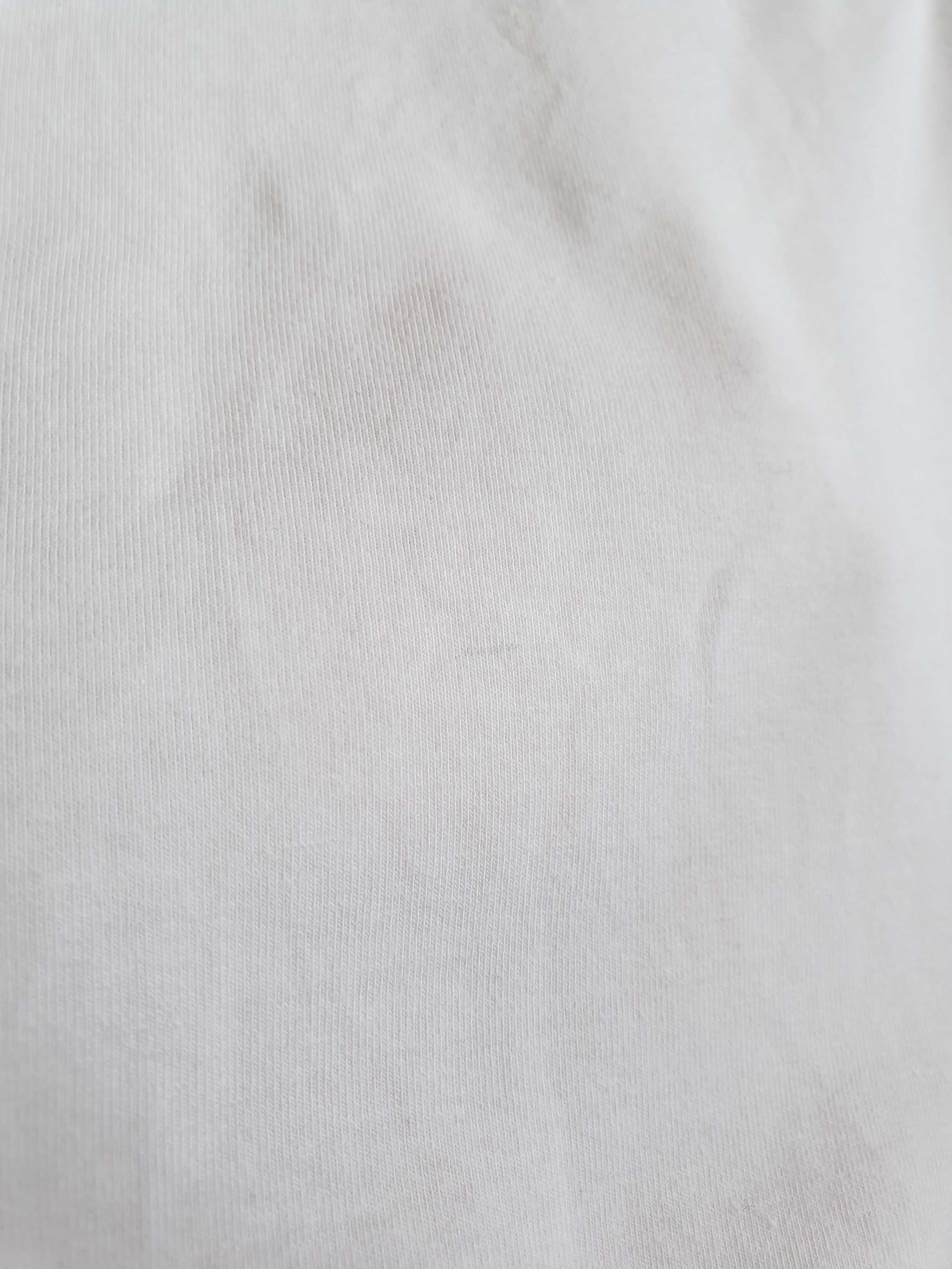 Koszulka bawełniana t-shirt H&M biała M L 38 40