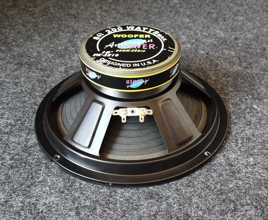 Woofer 10 american power sw2810 subwoofer tuba bass basowy niskotonowy
