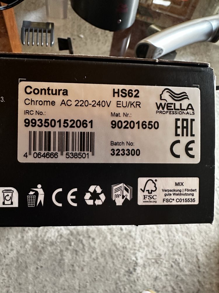 Машинка для стрижки Wella Professionals Contura HS62 230V EU