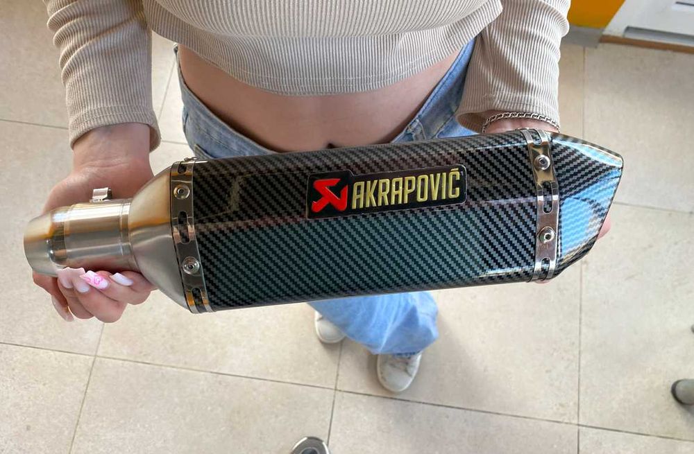 прямоточний вихлоп для байка стильна вихлопна система