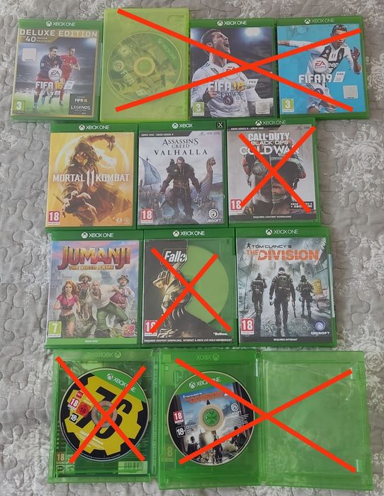 Gry na Xbox One Mortal kombat, Call of duty, FIFA itp.