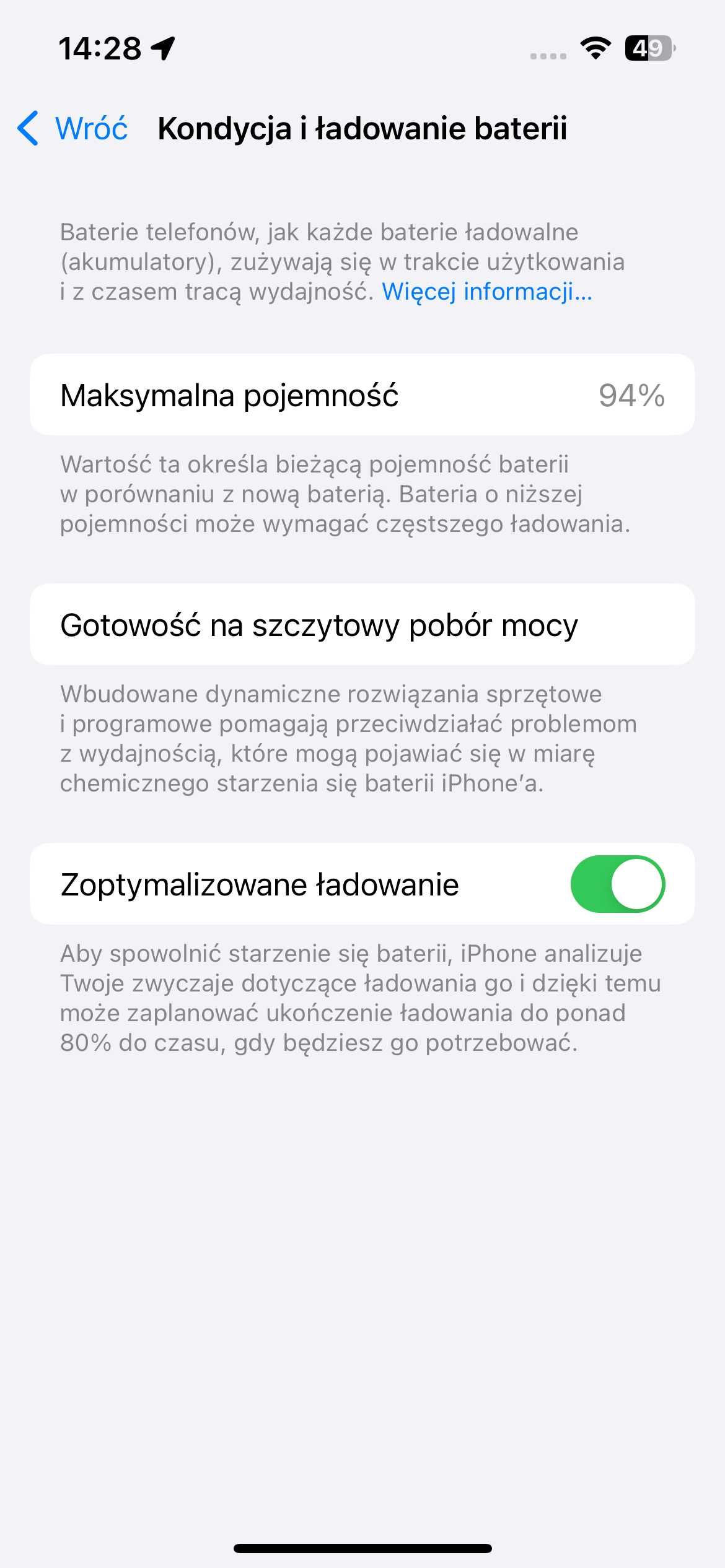 Iphone 13 128 GB midnight bateria 94% stan idealny polska dystrybucja