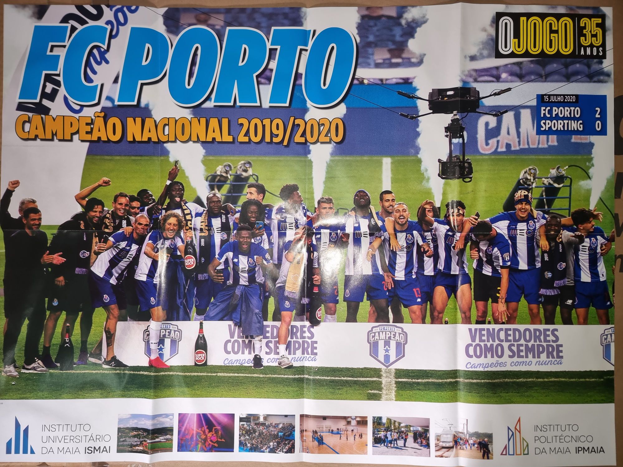 Jornais O JOGO - campeão nacional 2019/20
