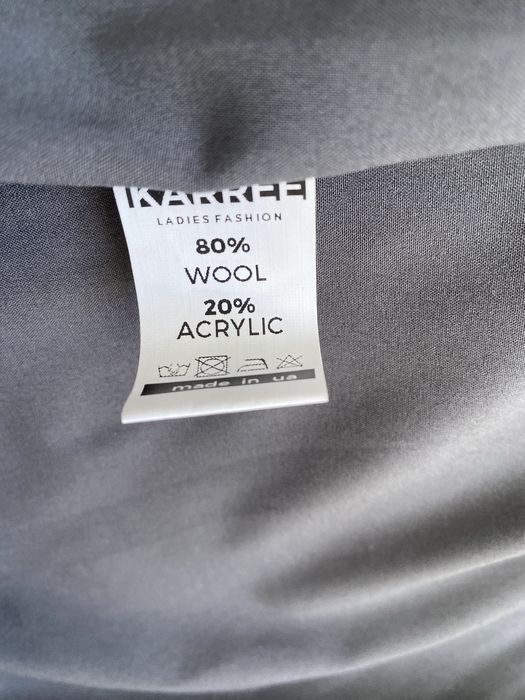 Вовняний коричневий жіночий жакет в гусячу лапку