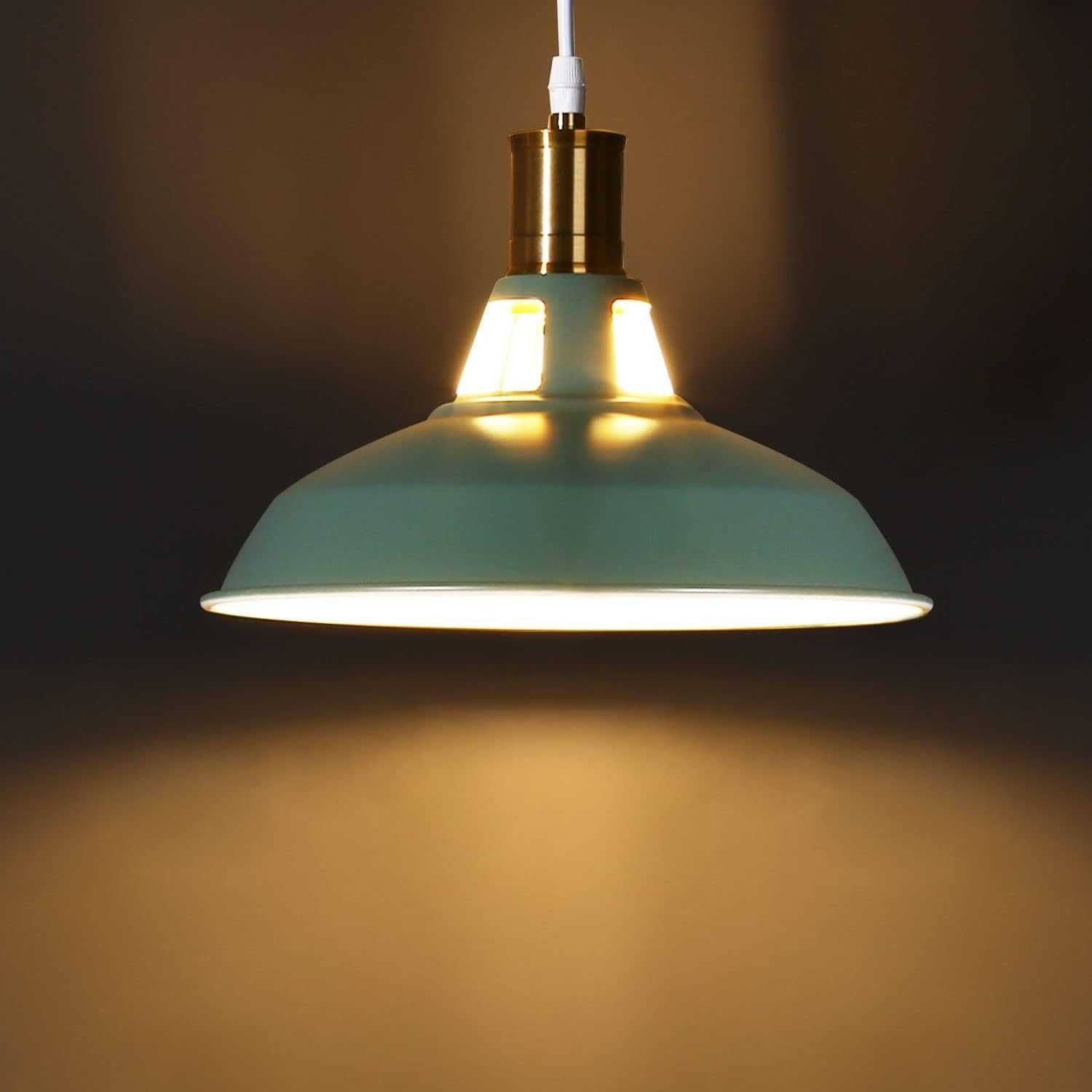 Lampa wisząca Loft Metalowa Zielona E27 Retro Vintage