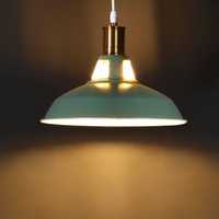 Lampa wisząca Loft Metalowa Zielona E27 Retro Vintage