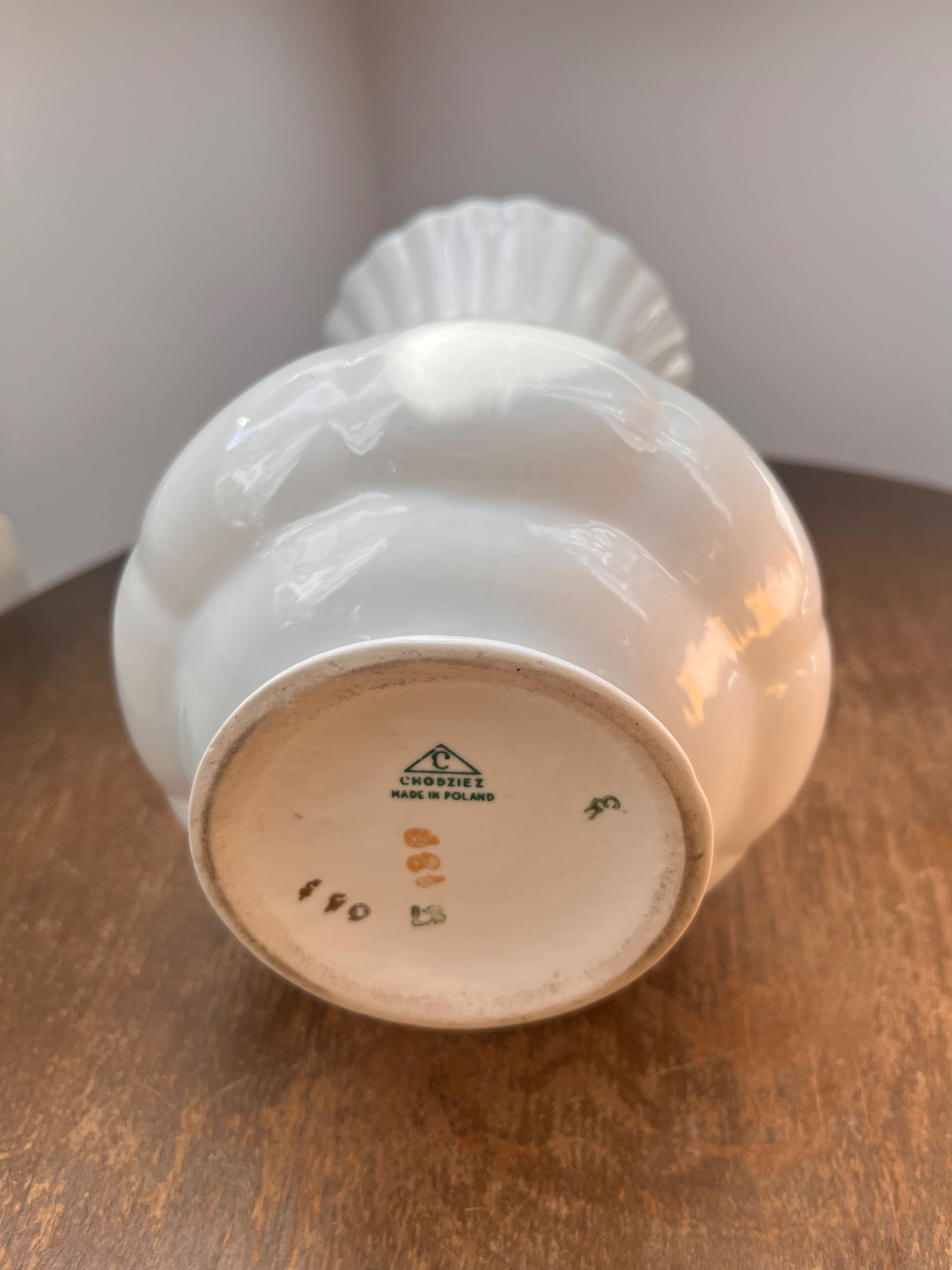 Piękny Wazon Chodzież 22 cm PRL vintage