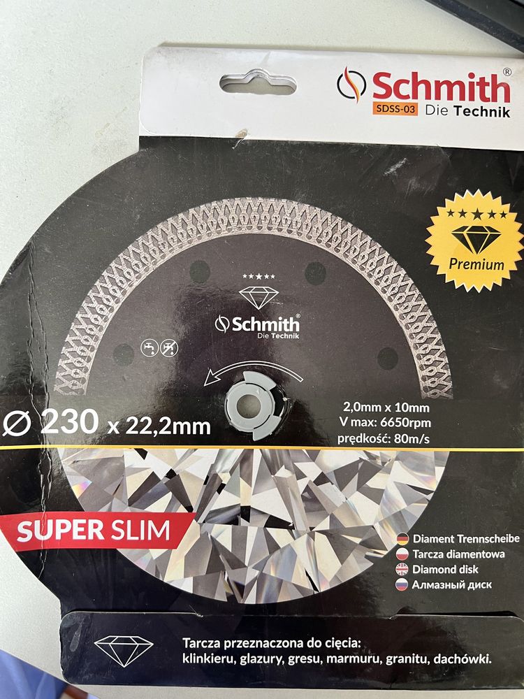 Tarcza diamentowa Schmith 230mm Super Slim