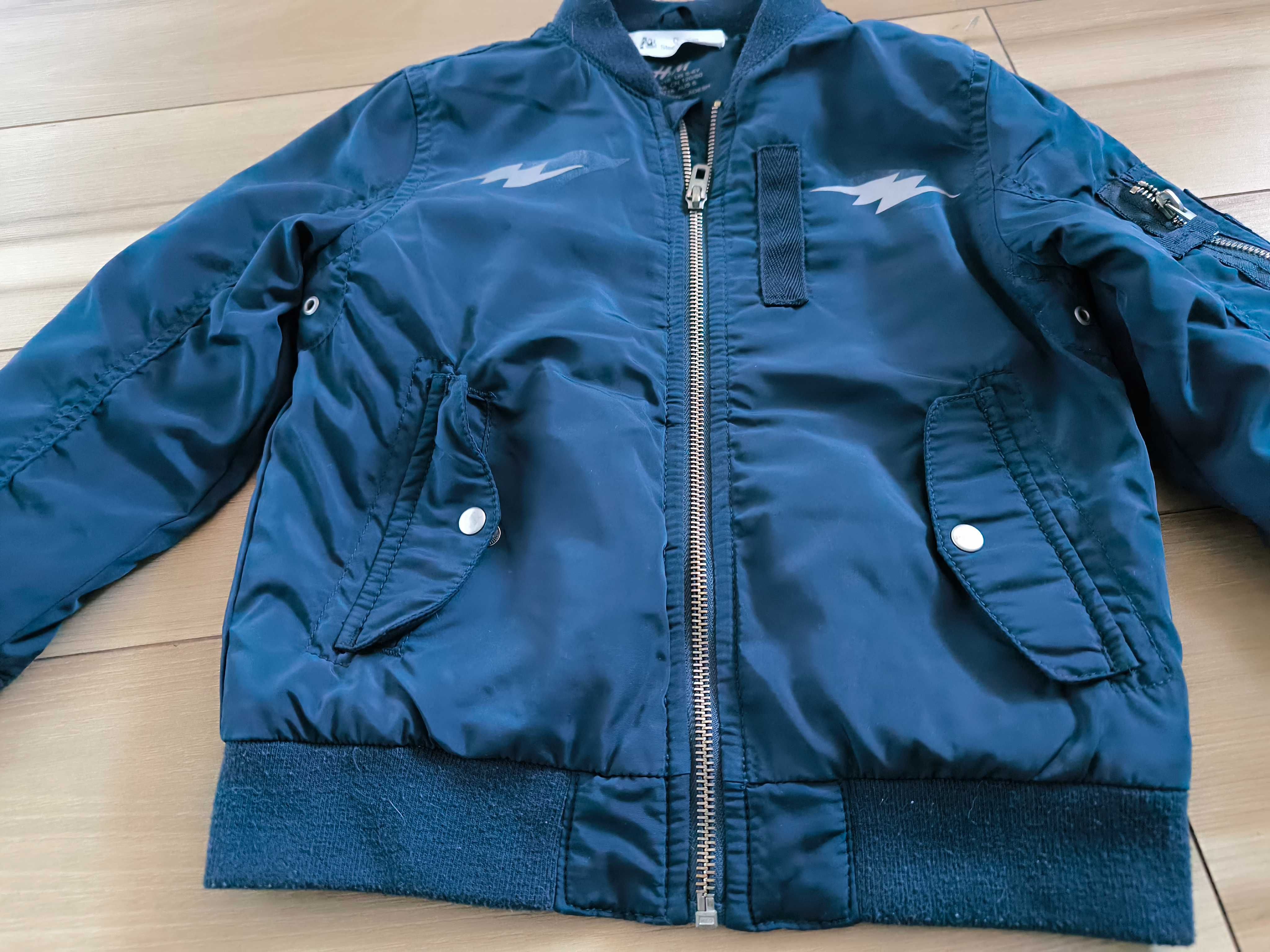 Kurtka bomberka chłopięca h&m 116