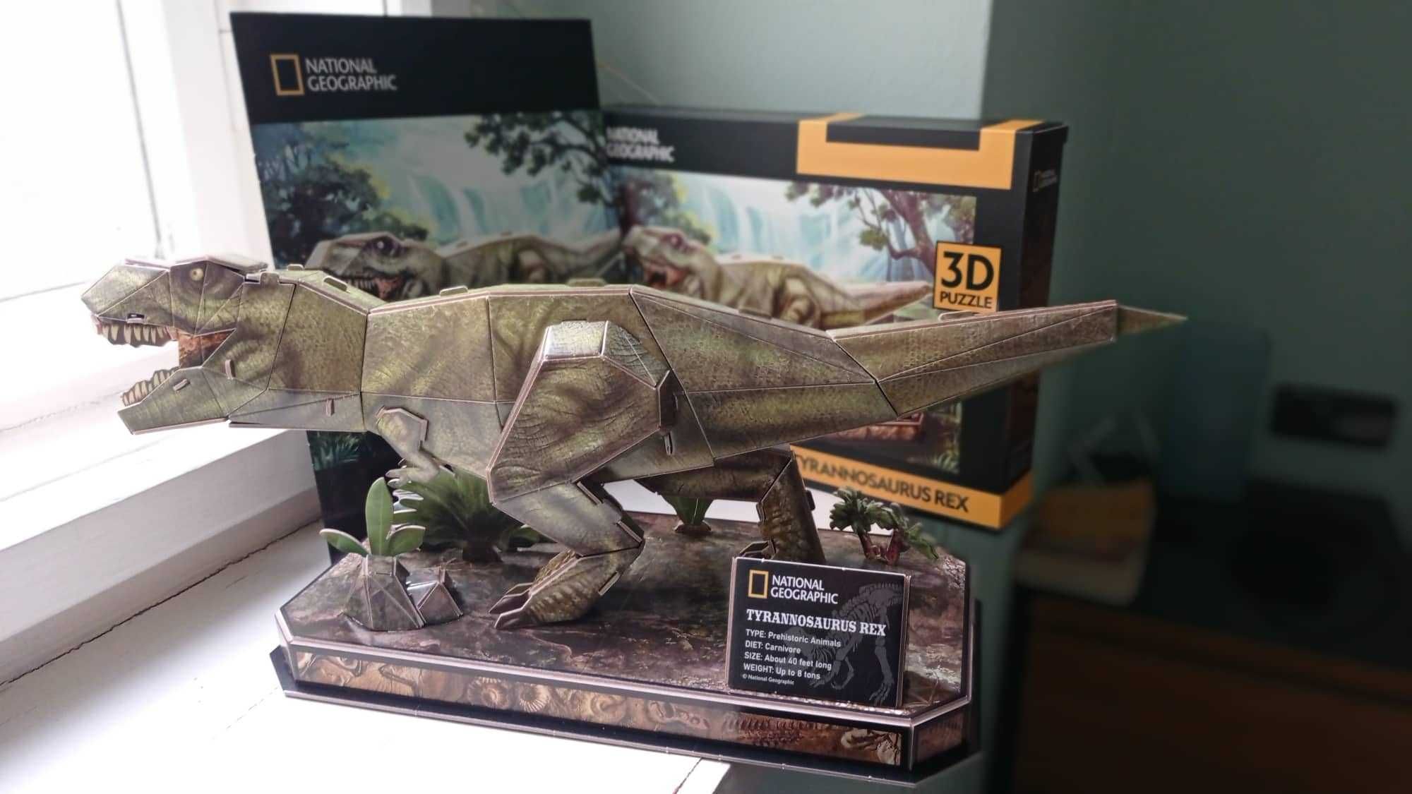 Tyrannosaurus rex 3d puzzle national geographic
