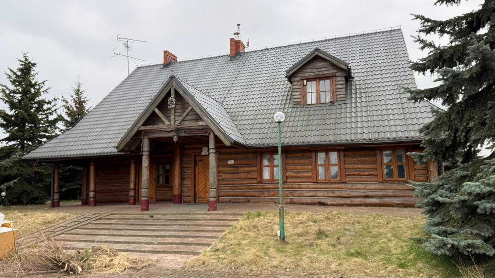 Dom z bali drewnianych