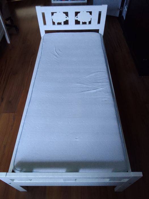 Łóżko rama plus materac Ikea Kritter 70x160cm