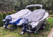 Motorówka SCALAR 525 CABIN+Silnik Elektryczny+YAMAHA 60KM+Przyczepa+FV