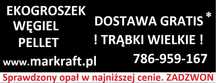 Ekogroszek,Węgiel,orzech, kostka workowana,pellet darmowe dostawa pod