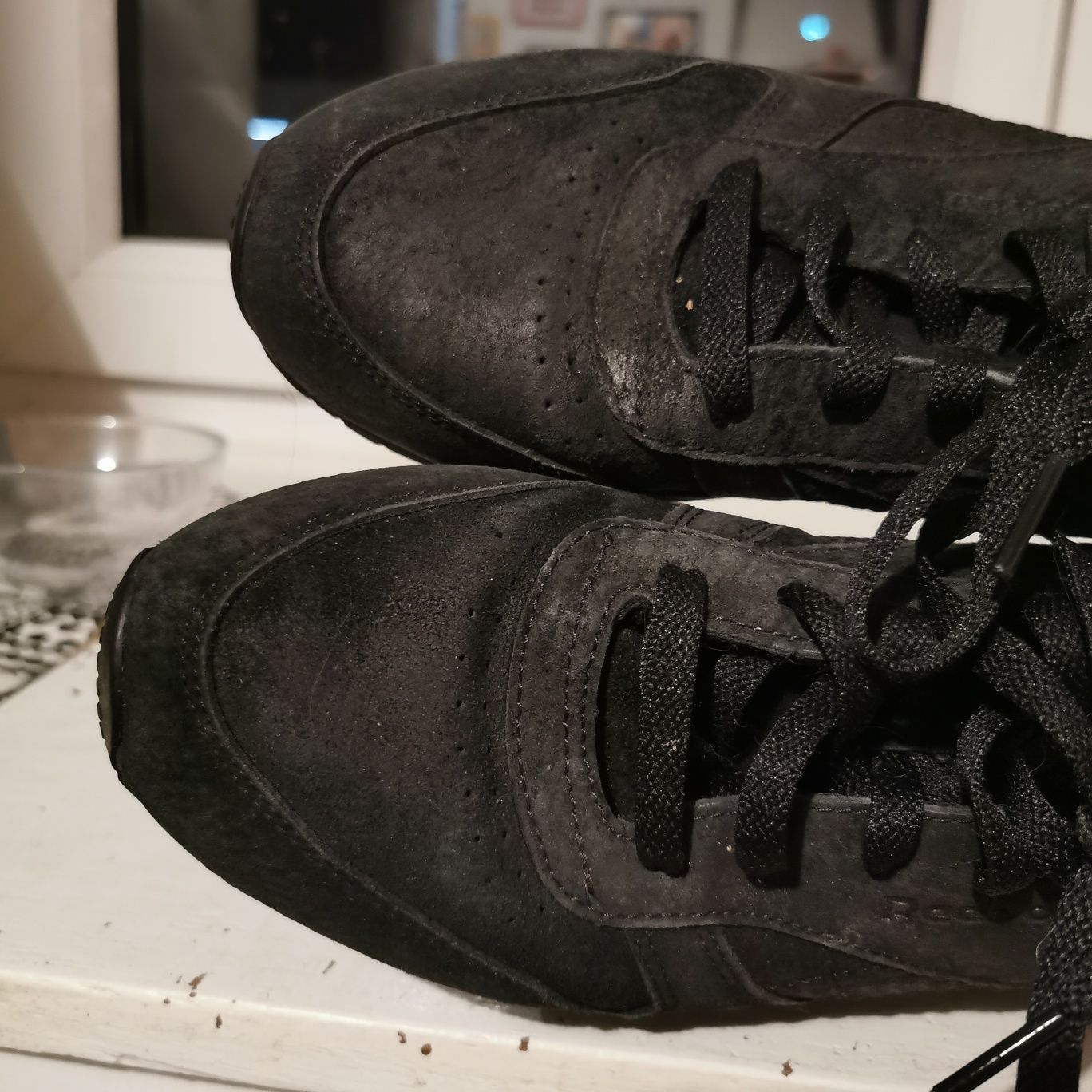 Buty adidasy sneakersy reebok classic leather czarne 41,5  42