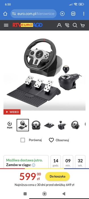 Kierownica do pc i nie tylko