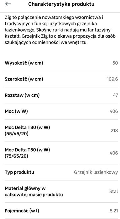 Grzejnik łazienkowy antracyt