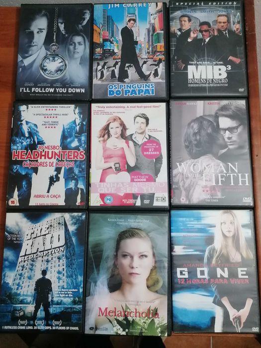 filmes, comédia, acção, terror, romance, etc