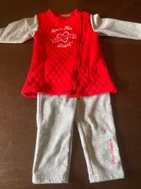 Conjunto Lee Cooper para menina 12 meses