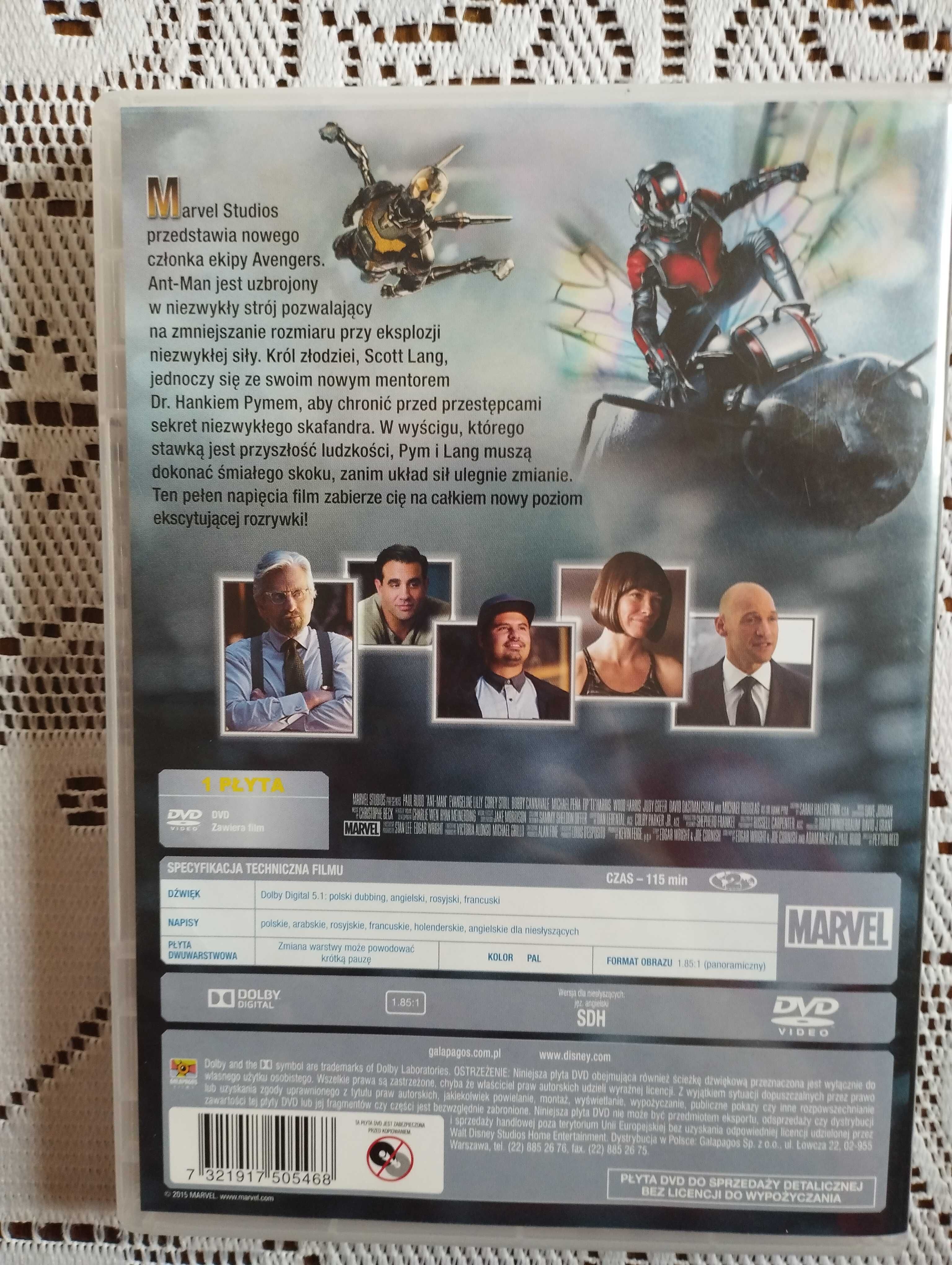 Płyta DVD Ant-Man, Marvel, oryginalny