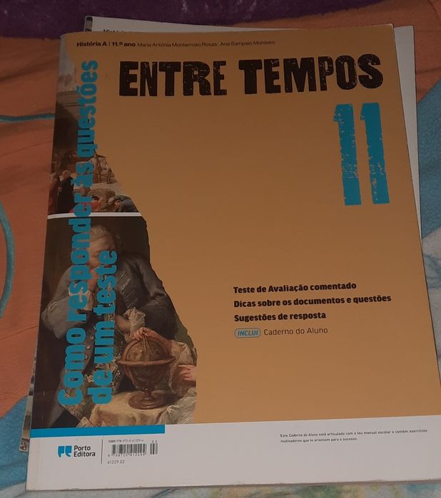Livros de fichas/cadernos de atividades de História A - 10,11 e 12°ano
