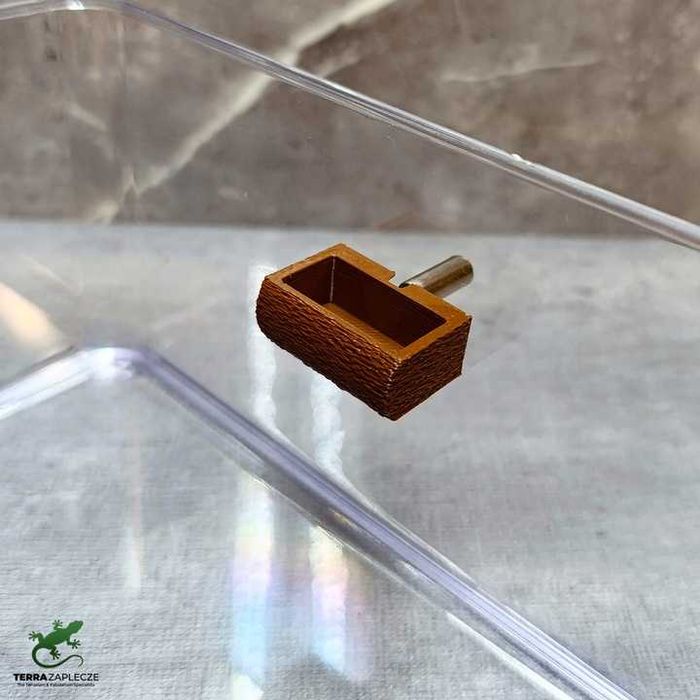 Magnetyczna Miska do Terrarium- Miseczka Wisząca 2x3x1,2 TerraZaplecze