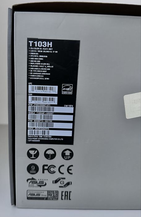 Планшет Asus Transformer Mini T103H