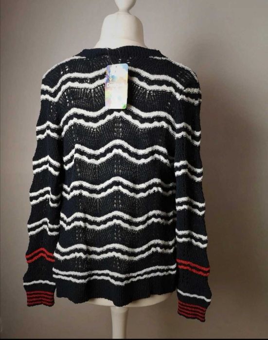 Sweter kardigan sweterek ażurowy Desigual Nowy metka oversize 36/ 38