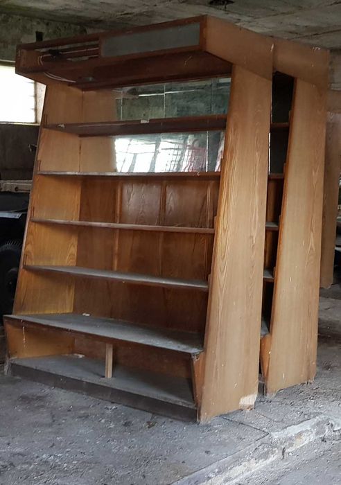 meble sklepowe z lat 40-tych kompletny zestaw
