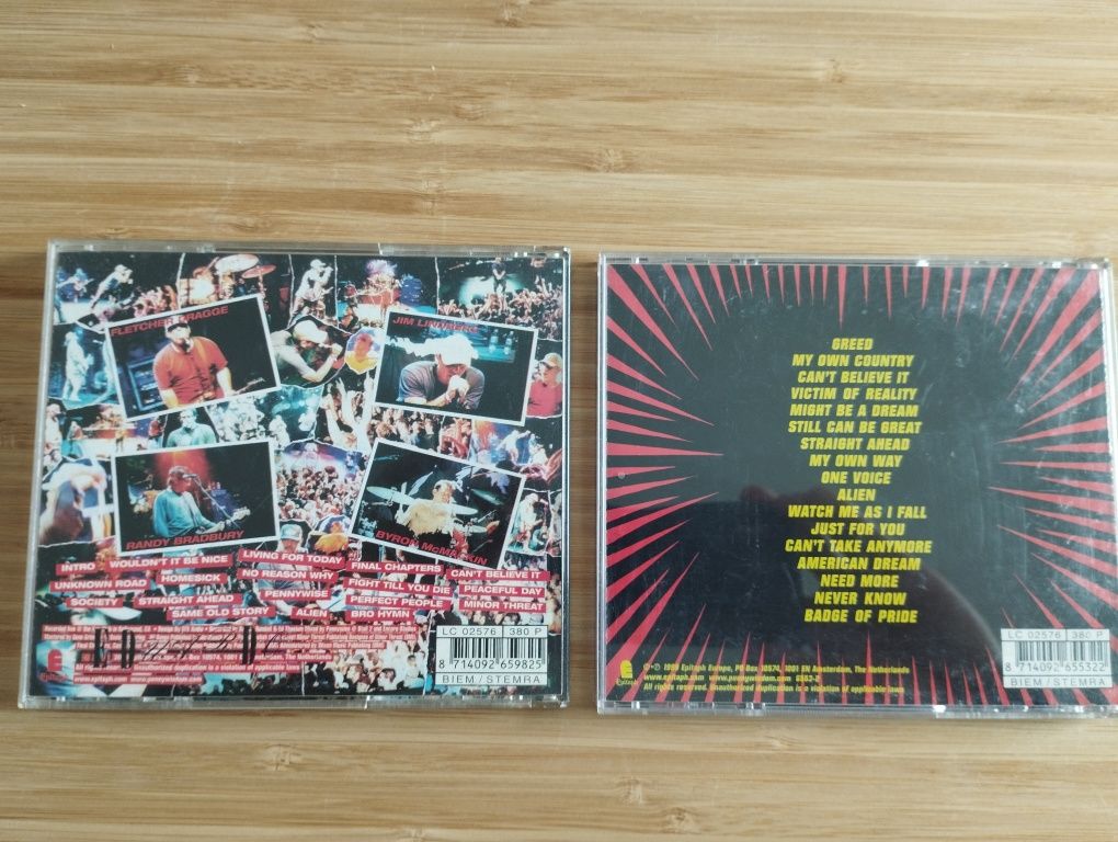 Pennywise 2 CDs punk HC melodico