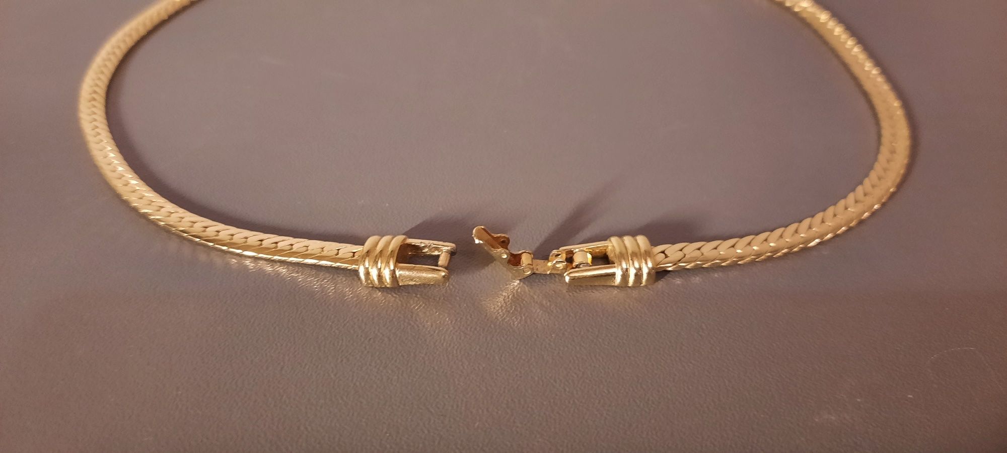 Pozłacany naszyjnik z kryształkami Swarovski