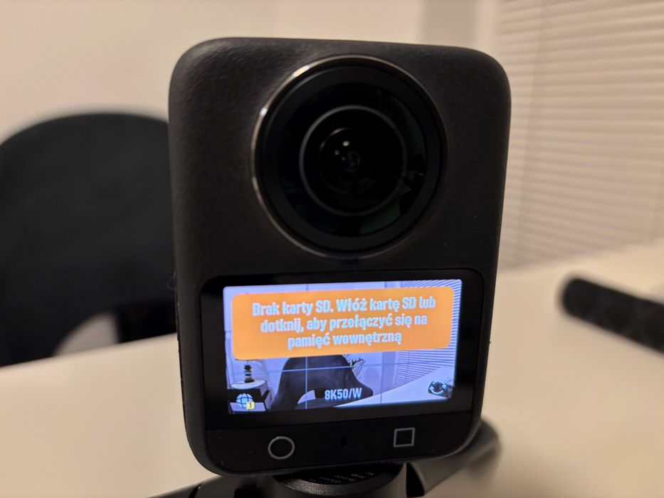 Kamera DJI OSMO 360 - Selfie stick, mini statyw, ochraniacze soczewek