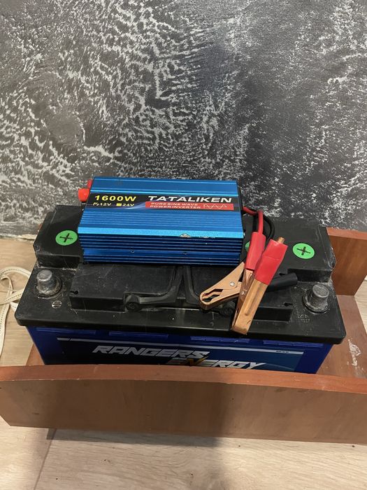 Продам комплект ИБП инвертор, акамулятор, зарядное