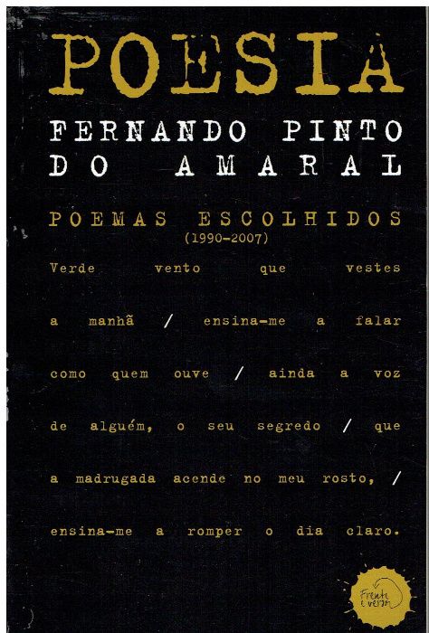 7546 - Literatura - Livros de Fernando Pinto do Amaral
