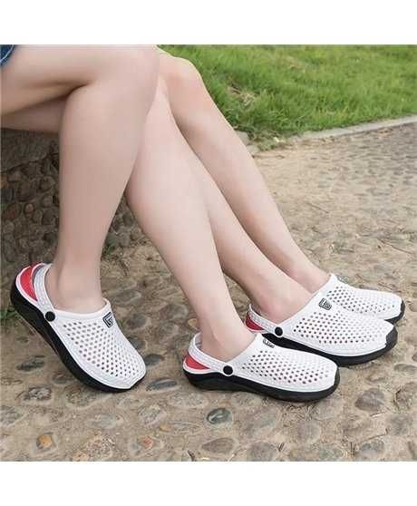 Sandálias Antiderrapantes, à Prova de Água, Tamanho 42, Branco - Goeik