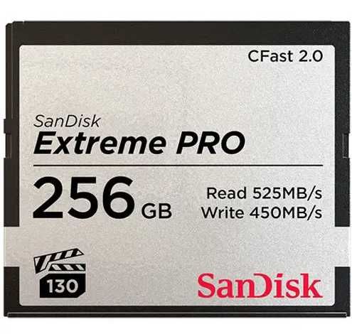Карта памяти SanDisk 256GB Extreme PRO CFast 2.0 (SDCFSP-256G-A46D)