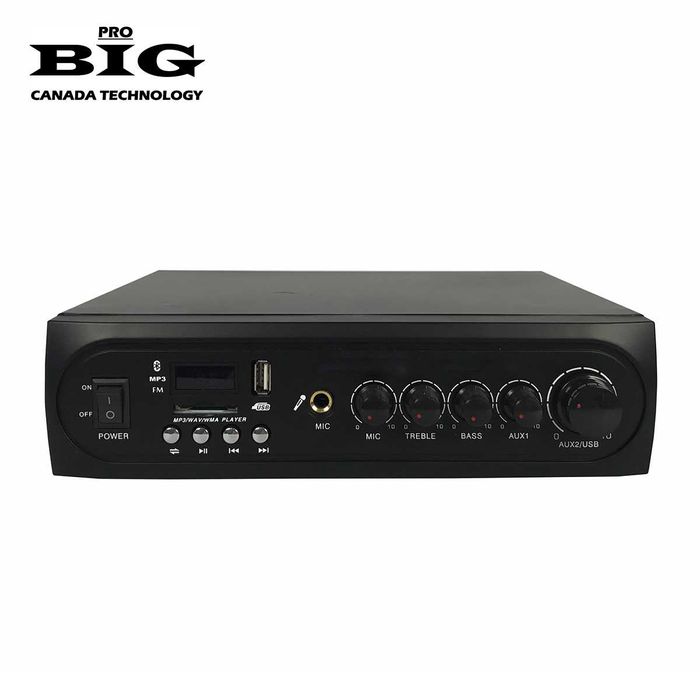 Трансляционный цифровой усилитель Big PA60 MP3/FM/BT REMOTE - Акция
