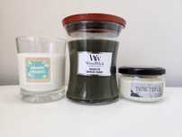 Свічки WoodWick Fraser Fir, Amande Amandel, Tvoe Teplo