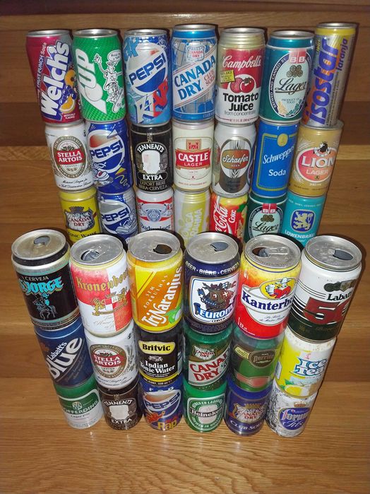 Coleção Latas de Cerveja Antigas - Lote