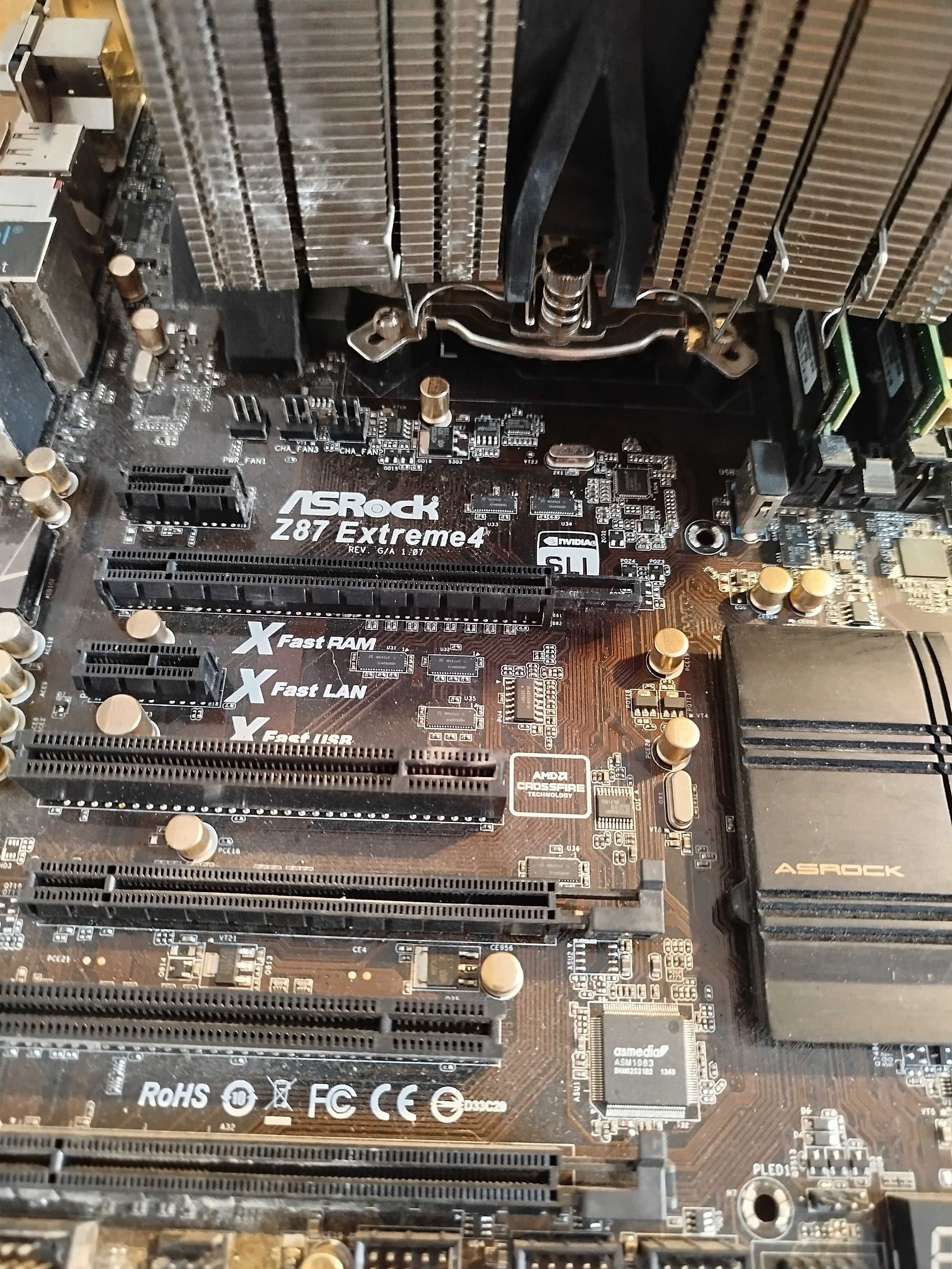 Asrock Z87 Extreme 4 + Xeon E3-1230v3(jak i7 4770)+2x16GB + Chłodzenie