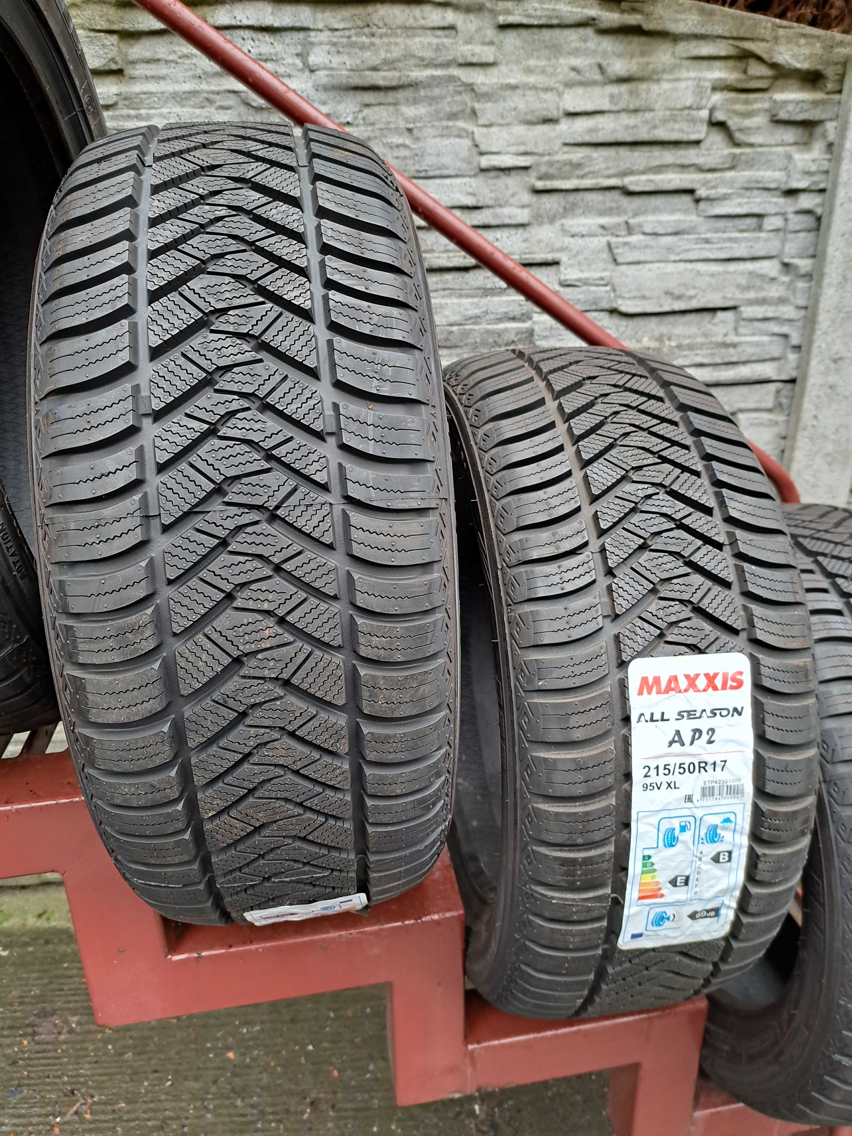 4 Opony NOWE wielosezonowe 215/50 R17 MAXXIS Montaż Gratis!