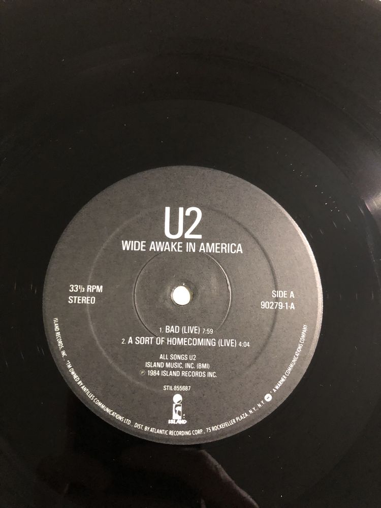 U2 Wide Awake in America USA EX+
