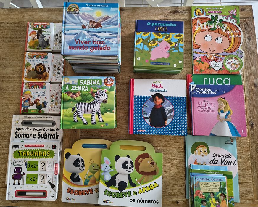 Conjunto livros de criança