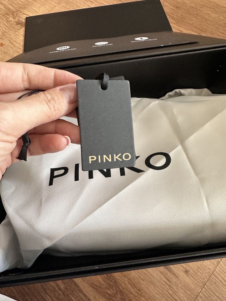 Torebka biała Pinko Mini Love Bag Puff Maxi Quilt