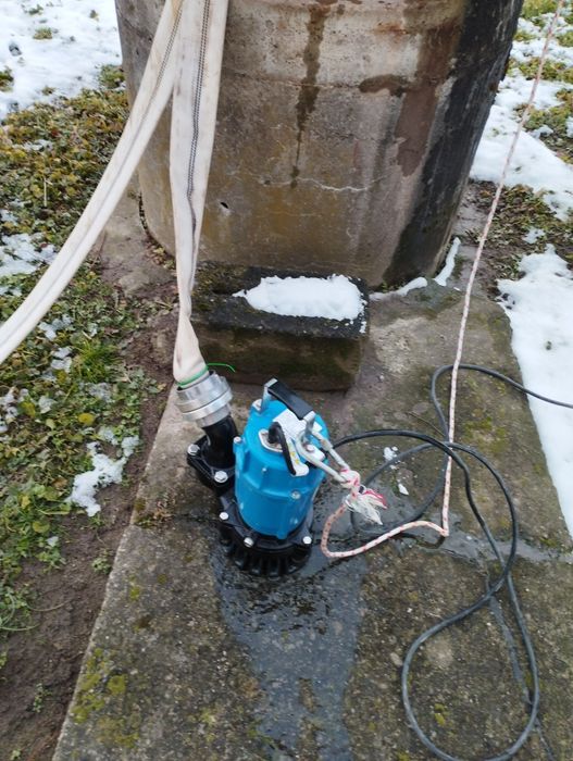 Pompa Tsurumi szlamowa górnicza zatapialna zanurzeniowa wody brudnej