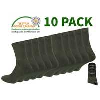 10x Skarpety Army Zielone WOJSKOWE MORO 10-PACK 43-46