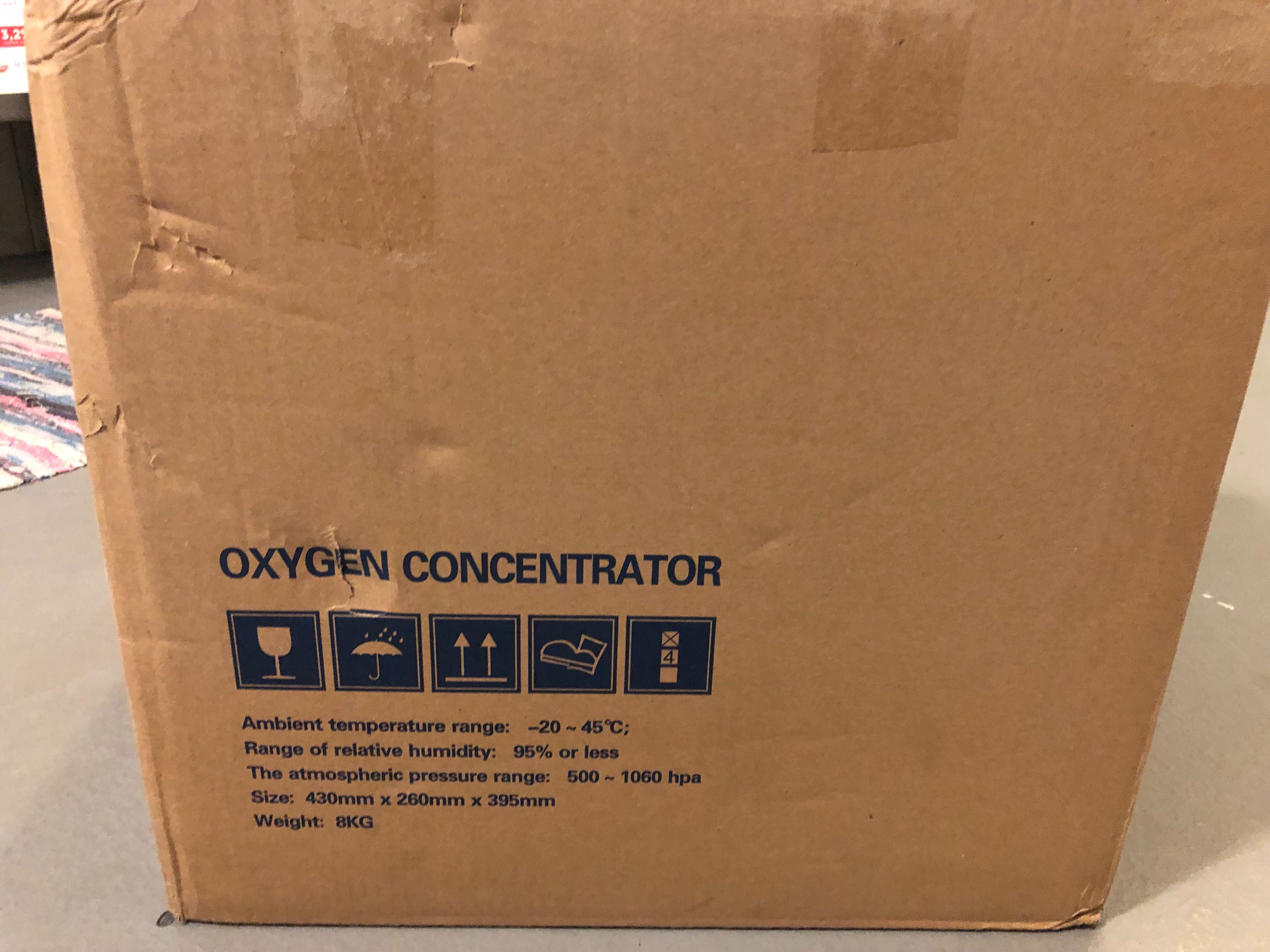 Koncentrator Tlenu, oxygen nasal cannula